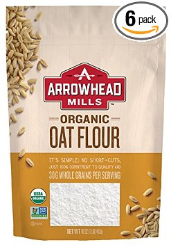 Arrowhead Mills Organic Oat Flour, 16 Ounce (Pack of 6)