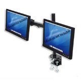 Halter Dual LCD Monitor Stand Desk Clamp for 27-Inch LCD Monitors YKHL2MNT
