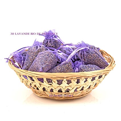 12 Bags of Dried Lavender in Small Organza Bags -Real Flower Wedding Confetti/Home Fragrance/Crafts /Moth Repellant by Soothing Ideas