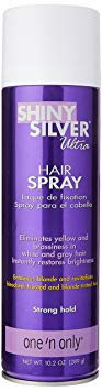 One n Only Shiny Silver Ultra Strong Hold Hair Spray 10.2 oz