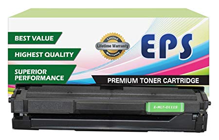 EPS Replacement Toner Cartridge Replacement for Samsung MLT-D111S 111S ( Black , 1 pk )