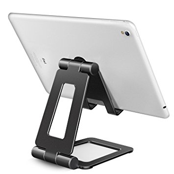 Adjustable iPad Stand, Tablet Stand Holders, Cell Phone Stands, iPhone Stand, Nintendo Switch Stand, iPad Pro Stand, iPad Mini Stands and Holders for Desk (4-13 inch)