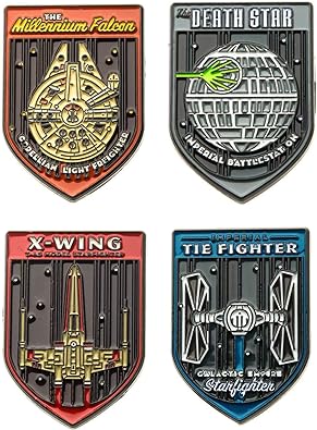 Star Wars Spaceships Enamel Pins | Set of 4