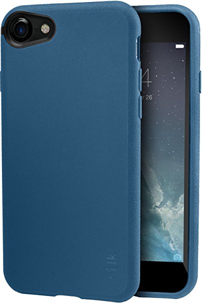 Silk iPhone 7 Grip Case - Base Grip for iPhone 7 [Slim Fit Lightweight Protective No-Slip Cover] - Blue Jade