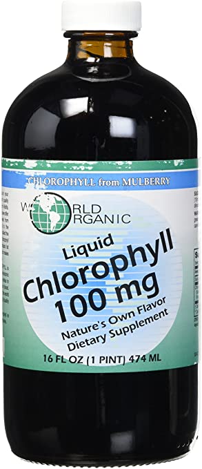 World Organic Liquid Chlorophyll 100mg Mullberry, 0.02 Pound