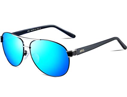 ATTCL Men's Premium Full Mirrored Polarized Drving Sunglasses For Men Lens Uv400
