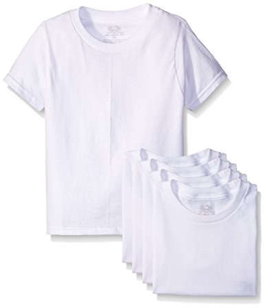 Fruit of the Loom Little Boys' Crew Tee Five-Pack (Pack of 5)