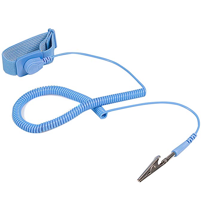 StarTech.com SWS100 ESD Anti Static Wrist Strap Band with Grounding Wire, AntiStatic Wrist Strap, Anti-Static Wrist Band