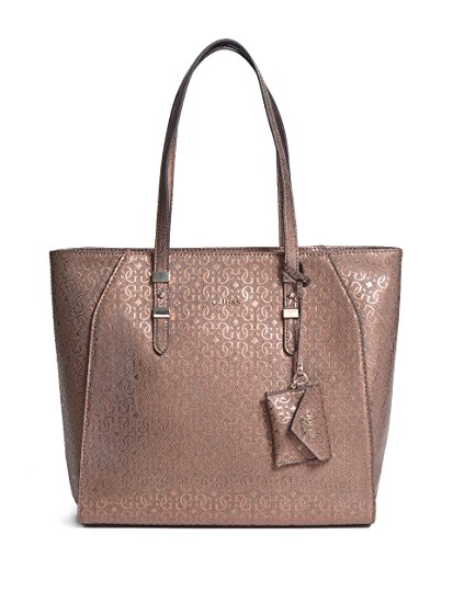 GUESS Gia Logo-Embossed Tote