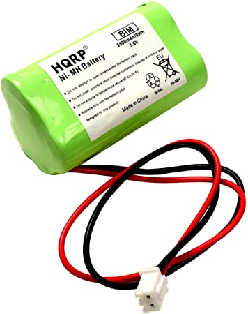 HQRP Battery Compatible with Craftsman 73904 Flashlight Replacement for LED Flash Light AA1800mAh AA2500mAh JC1P-NM3618 35 Led Rechargeable Work Light 3.6V 2500mAh