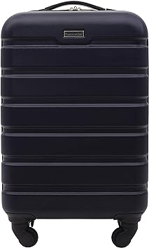 Travelers Club Harper Luggage, Navy, 20-Inch Carry-On