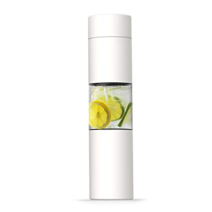 asobu Flavor U See a Stainless Steel Fruit Infuser Slim and Classy Water Bottle 16 Ounce Bpa Free