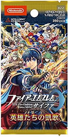 Fire Emblem TCG 0 (Cipher) Booster Pack Triumphal Song of The Heroes Box (16 Packs per Box)