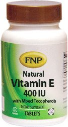 Freeda FNP Vitamin E 400 IU with Mixed Tocopherols - 180 Tablets