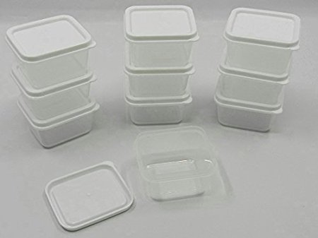 10 Count Sure Fresh Square Reusable Mini Containers by SureFresh