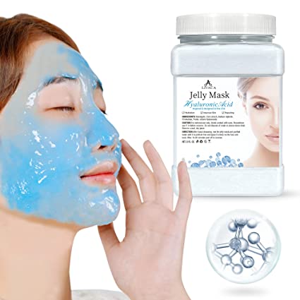 Jelly Mask for Skin Care - Hyaluronic Acid Gel Face Mask for Instant Hydration - Jelly Face Mask Peel Off - Facial Skin Care Product for Smoothing, Moisturizing, Cleansing