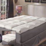 Super Snooze 5-inch 230 Thread Count Baffled Featherbed Set - King Size