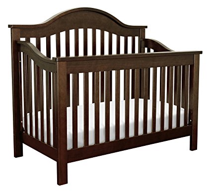 DaVinci Jayden 4-in-1 Convertible Crib with Toddler Rail, Espresso