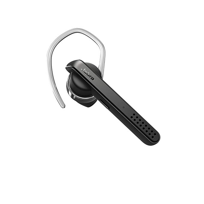 Jabra Talk 45 Bluetooth Mono Headset with Noise Cancellation and One Touch Voice Assistant