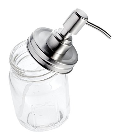 2 X Smiths Soap Dispenser Lid and Pump Two in Each Pack Fits All Standard Mouthed Mason Jars (Mason Jar Not Included)