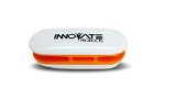 Innovate Products The Mini Sealer - Heat Sealer With Cutter For Bags - Compact Food Sealer Which Locks In Freshness White and Orange