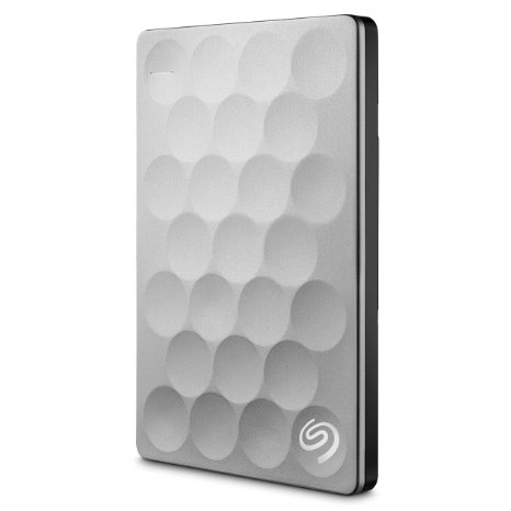 Seagate Backup Plus Ultra Slim 2TB Portable External Hard Drive Platinum STEH2000100