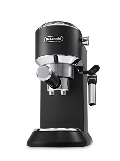 De'Longhi 0132106170 Dedica Coffee Machine, 1 Litre, 1350 W, 15 Bar, Black