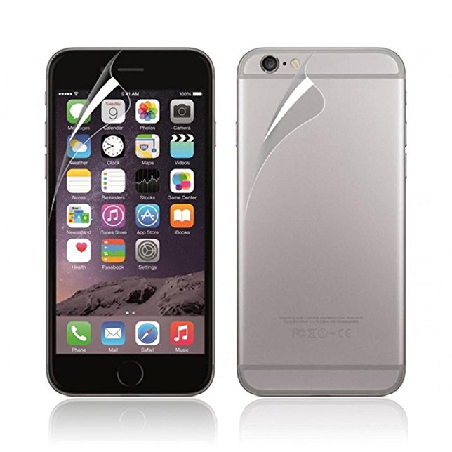 Malloom For Iphone 6S, Waterproof Front And Back Clear Film LCD Screen Protection