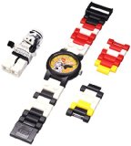 LEGO Kids 9002922 Star Wars Stormtrooper Plastic Watch with Link Bracelet and Figurine