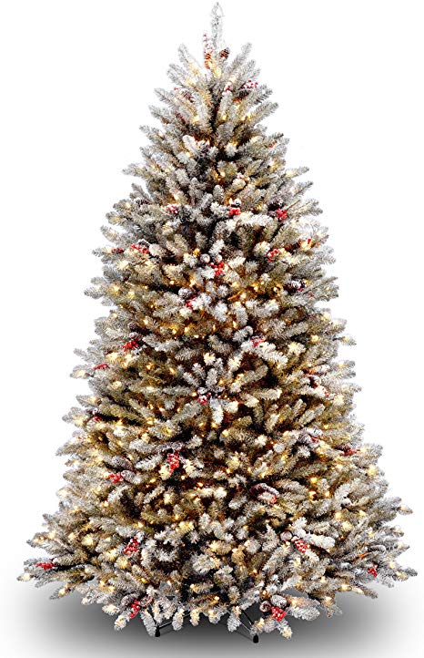 National Tree 6.5 Foot Dunhill Fir Tree with 650 Clear Lights