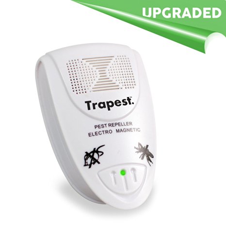UPGRADED and improved Ultrasonic Electro Magnetic Indoor Pest Control, Rodent and Insects Repellent