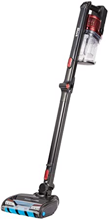 Shark Cordless Stick Vacuum Cleaner [IZ300UKT] Anti Hair Wrap, Pet Tool, Powerfins, 60 Minute Run Time*, Black and Red