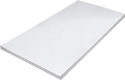 Pacon P5226 Heavyweight Tagboard, 24" x 36", White, 100 Pack