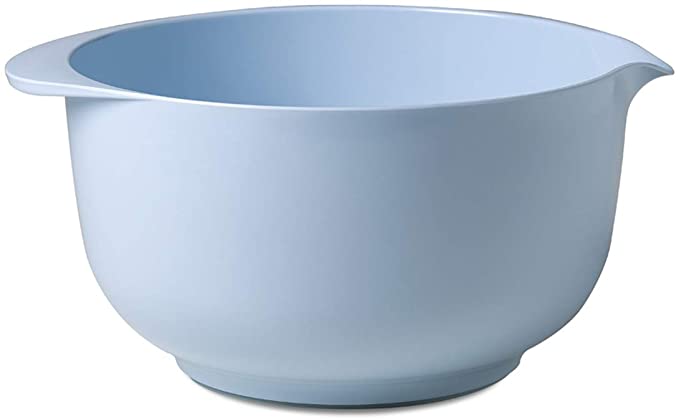 Rosti Mepal Margrethe Melamine Mixing Bowl, 4.2 Quart, Nordic Blue