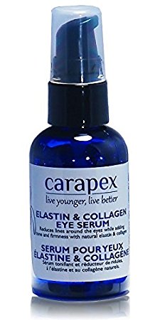 Carapex Elastin & Collagen Anti Aging Serum, for Wrinkles, Dark Circles and Puffiness, Fragrance Free, Paraben Free for Sensitive Skin