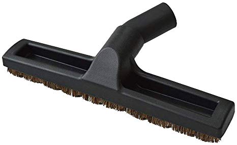 EZ Spares Extra Large Horsehair Floor Brush 1 1/4 inch（32mm） Dusting Brush Head and Swivel Neck Smooth Wheel Tool Attachment, Replacement Horse Hair for Universal Vacuum Cleaner