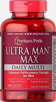 Puritan's Pride Ultra Man Max-90 Caplets