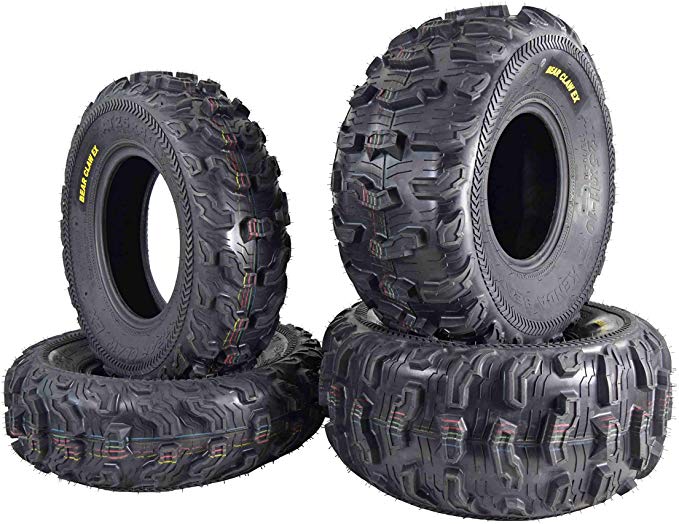 Kenda Bear Claw EX 25x8-12 Front 25x11-10 Rear ATV 6 PLY Tires Bearclaw - 4 Pack Set