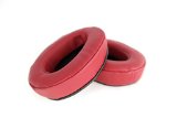 Brainwavz Replacement Memory Foam Earpads - Suitable For Many Other Large Over The Ear Headphones - AKG HifiMan ATH Philips Fostex Dark Red