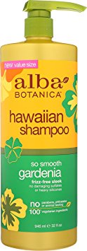 Alba Botanica Hawaiian Shampoo, Gardenia, 32 Ounce