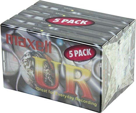 Maxell UR90 Audio Tape 90min Blank Media Cassette (15 pk)