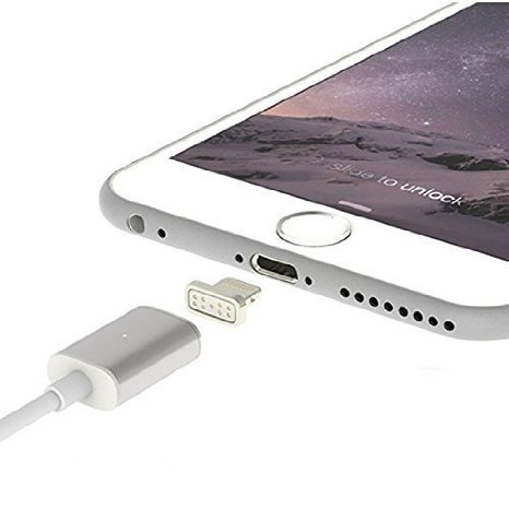 iPhone Charger Gaoye Metal Magnetic 8 Pin Lightning Cable USB Intelligent Charging Cord Data Sync Charger Cord for Apple iPhone 6s 6 Plus 5 5s 5c iPad Air iPad Mini iPod Touch Line 33 Feet