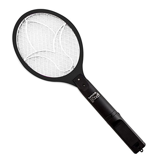 kwmobile Electric Bug Zapper - Fly Swatter Mosquito and Bug Killer for Indoor and Outdoor Use Battery Operated Home Pest Control