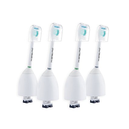Great Value Tech (4 Pack) e Series Replacement Toothbrush Heads for Philips Sonicare, Elite, Xtreme, Essence & Advance Fit Philips Eseries Screw-on Brush Heads, Hx7023