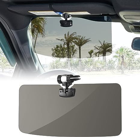 JOYTUTUS Sun Visor for Pickup Truck, Polarized Sun Visor Extender for Truck, Universal Anti-Glare Easy to Install, Protect from Glare/UV Ray/Stray Light