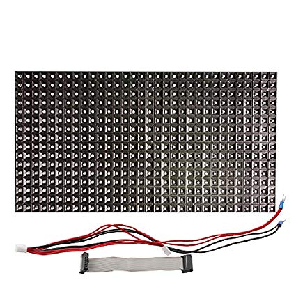 Lumen Matrix RGB LED P10 Module semi Outdoor LED programmable Sign high Brightness Digital Video Display Board (P10RGB 1/4scan)