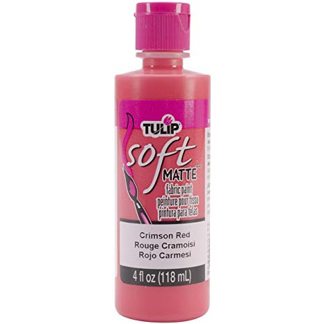 Tulip Soft Fabric Paint 4oz Matte Crimson Red (20405)