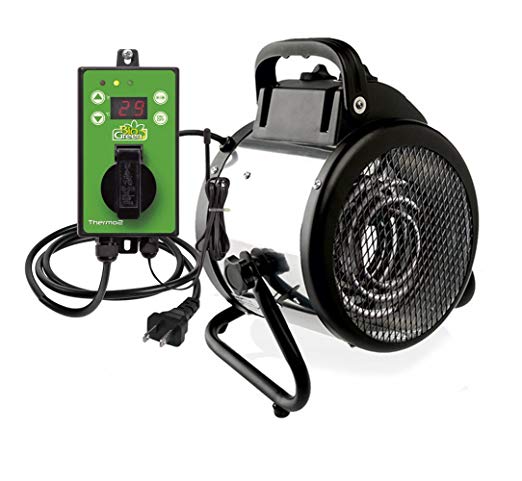 Bio Green Electric Fan Heater for Greenhouse Palma 1500 W - incl. digital Summer/Winter Thermostat