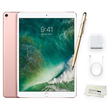 Apple iPad Pro 10.5 Inch Wi-Fi 256GB Rose Gold   Quality Photo Accessories (Latest Apple Tablet) 2017 Model..