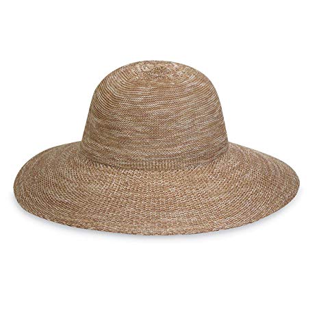 Wallaroo Hat Company Women's Victoria Diva Sun Hat- Packable Straw Hat